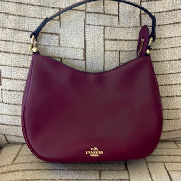 Coach Handbags - Coach Burgandy Handbag